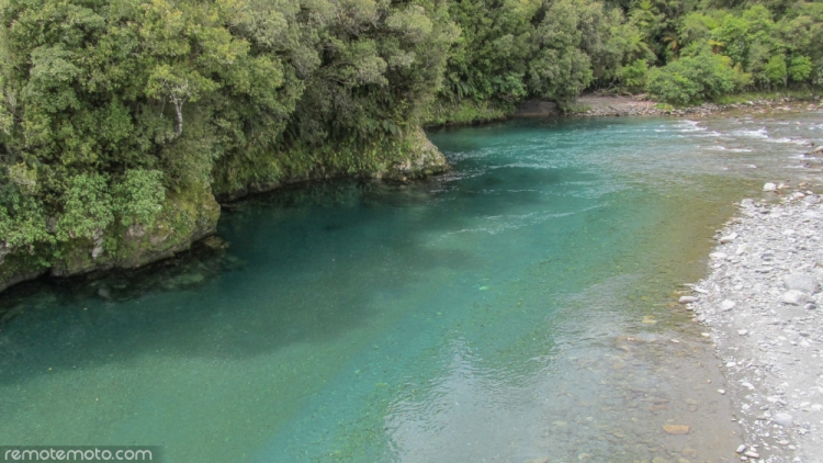 Looking upstream from the bridge