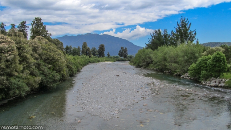 Looking downstream from the bridge